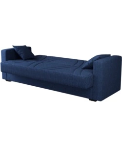 DIVANO LETTO "IBIZA" 3 POSTI TESSUTO BLUE JEANS, 214X81X89 CM
